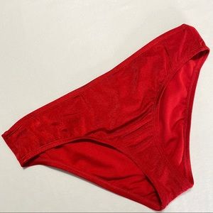 Antonio Melani Midrise Red Bikini Bottom